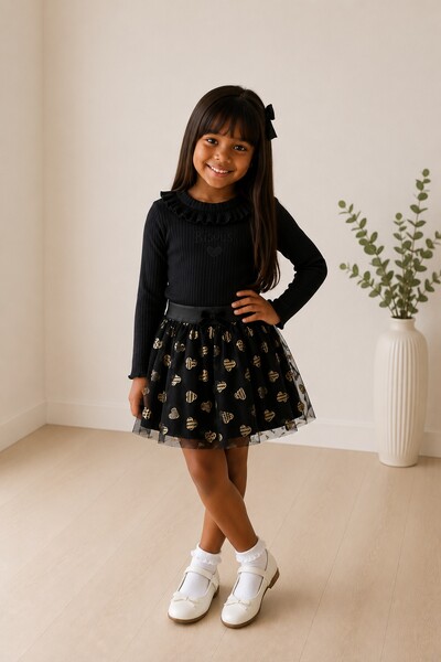 Foto Conjunto Blusa e Saia em Tule