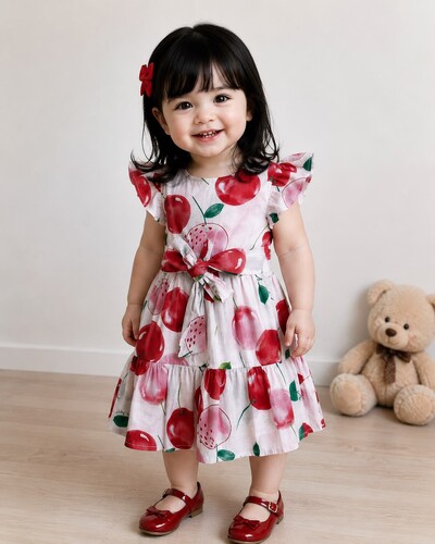Foto Vestido cerejas