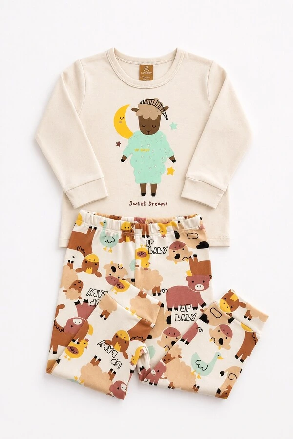 Pijama Infantil Up Baby Fazendinha Sweet Dreams.