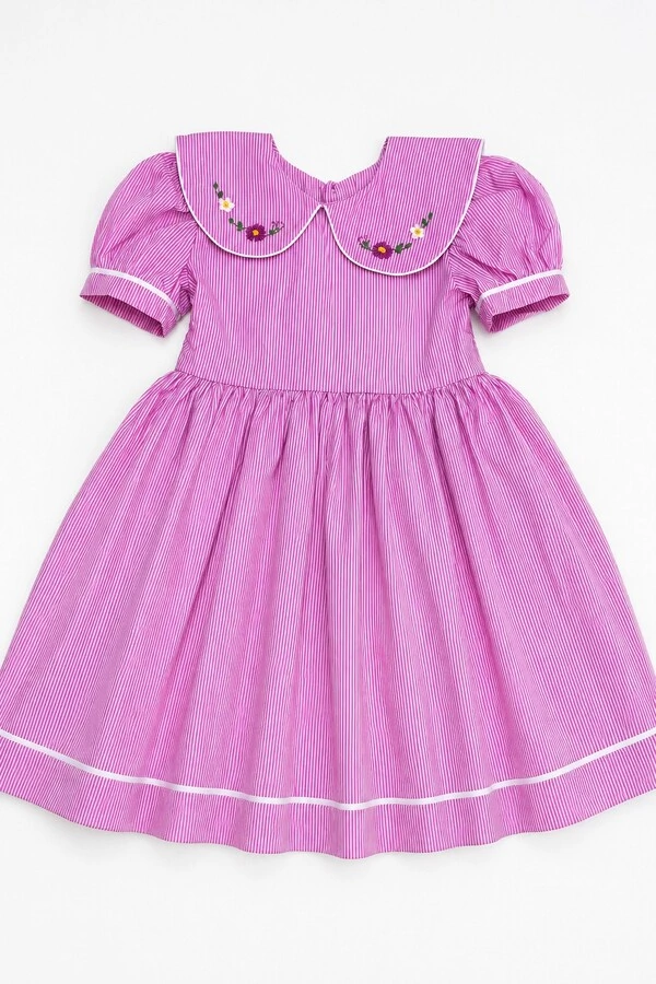 Vestido Listrado Rosa — Col & Lorê