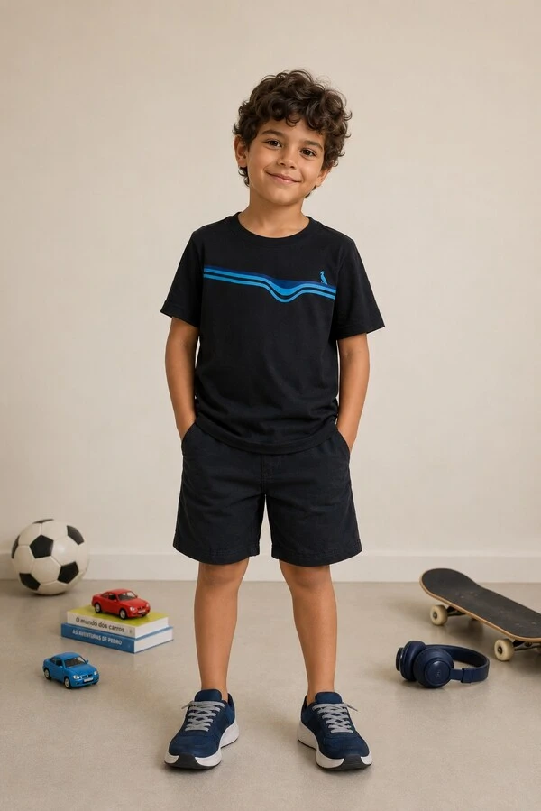 Camiseta Reserva Mini Blue thunder