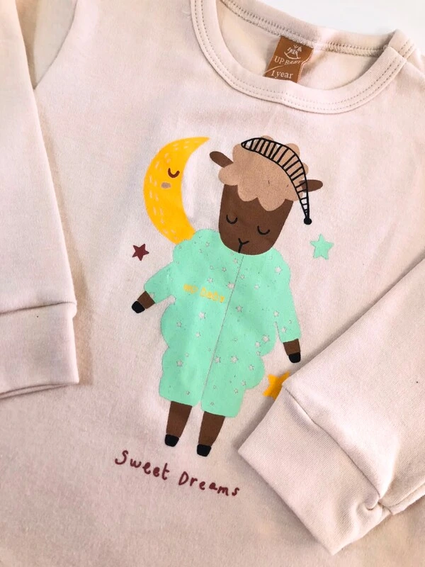 Pijama Infantil Up Baby Fazendinha Sweet Dreams.