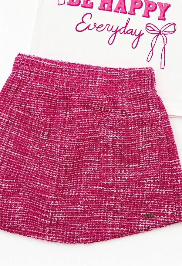 Conjunto Momi Happy Pink Tweed