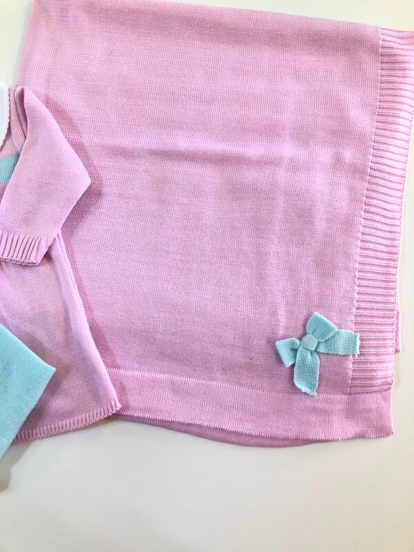 Saída Maternidade Tricot Vestido e Calça Hug