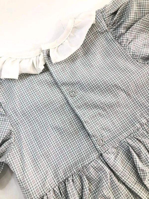 Body Vestido Xadrez