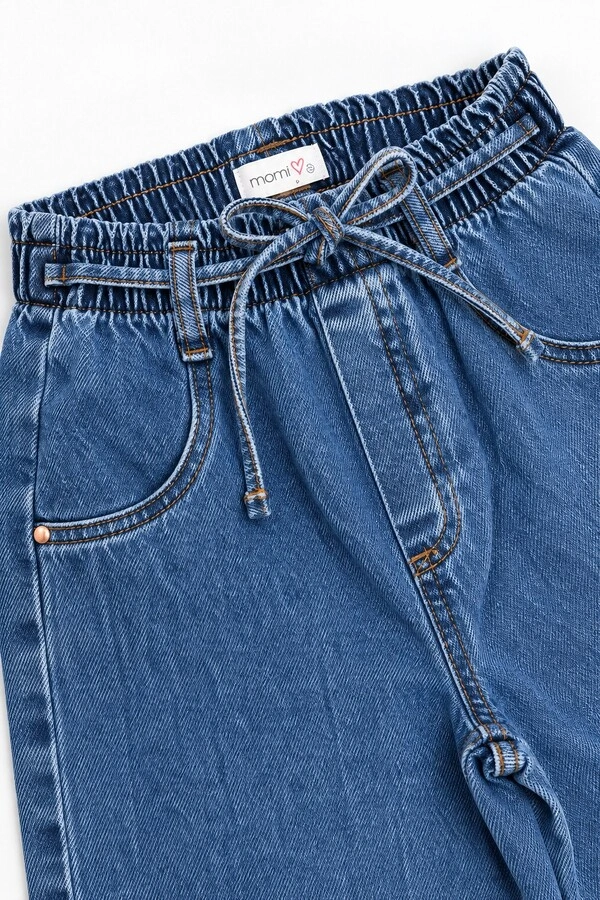 Calça Jeans Com Laço