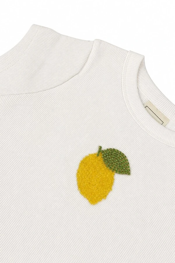 Blusa com pedrarias
