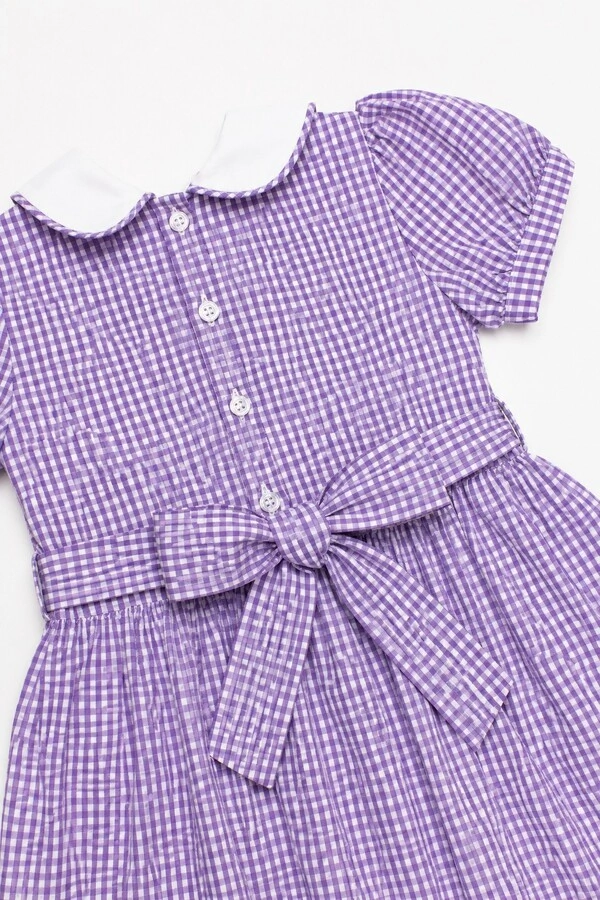 Vestido Xadrez Lilás — Col & Lorê
