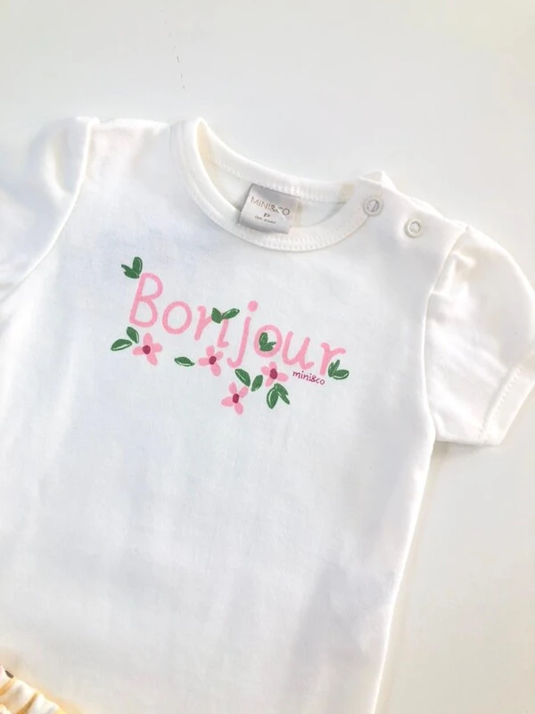 Conjunto Bonjour Flores