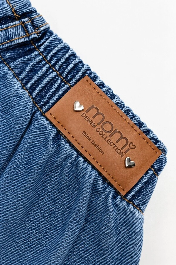 Calça Jeans Com Laço