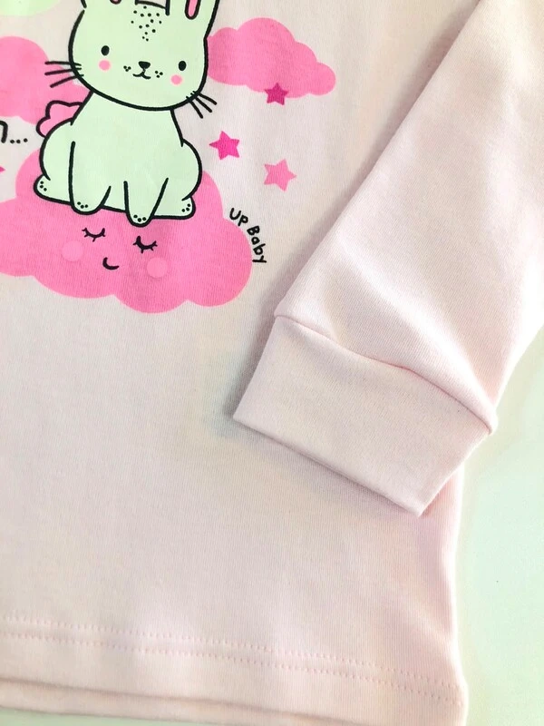 Pijama Infantil Up Baby Coelhinho Rosa