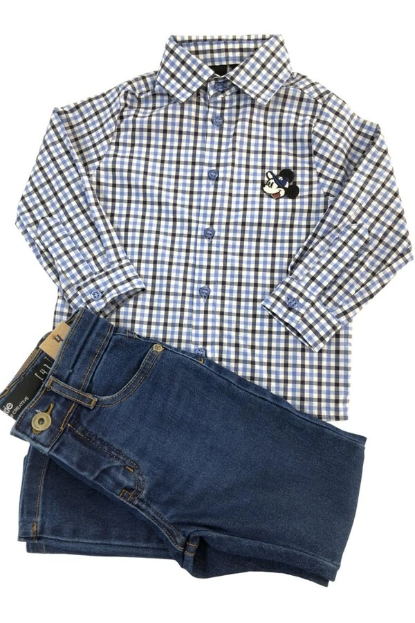 Camisa manga longa Xadrez