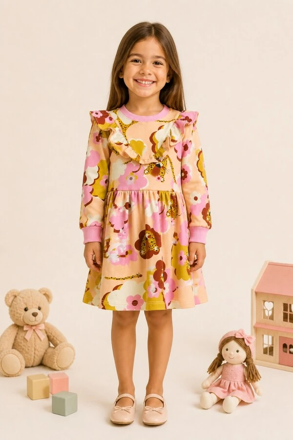 Vestido Onça Florida
