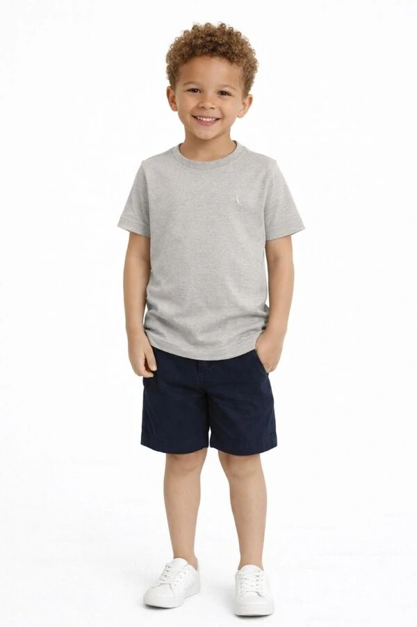 Camiseta Cinza Pêssego