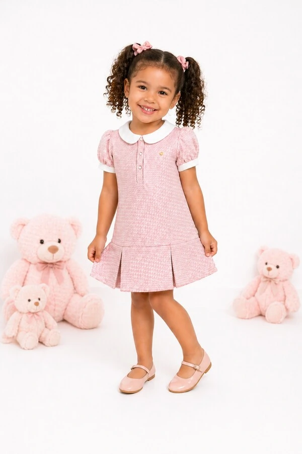 Vestido Polo Rosa