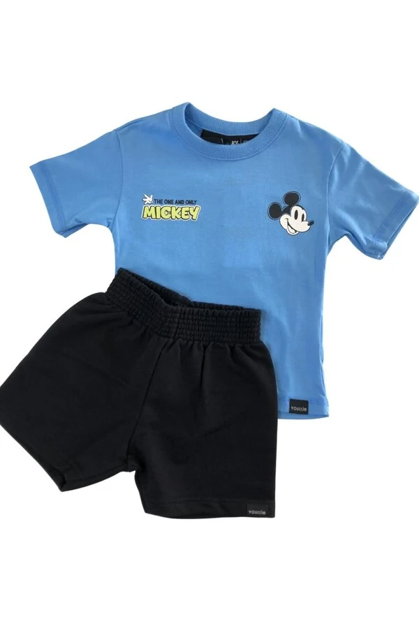 Conjunto Infantil Mickey Style Azul