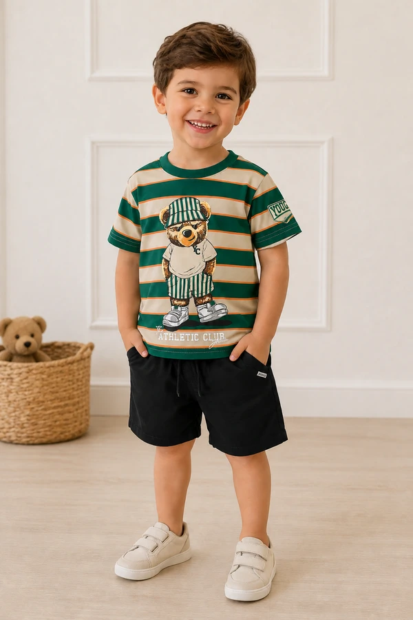T-shirt com patch