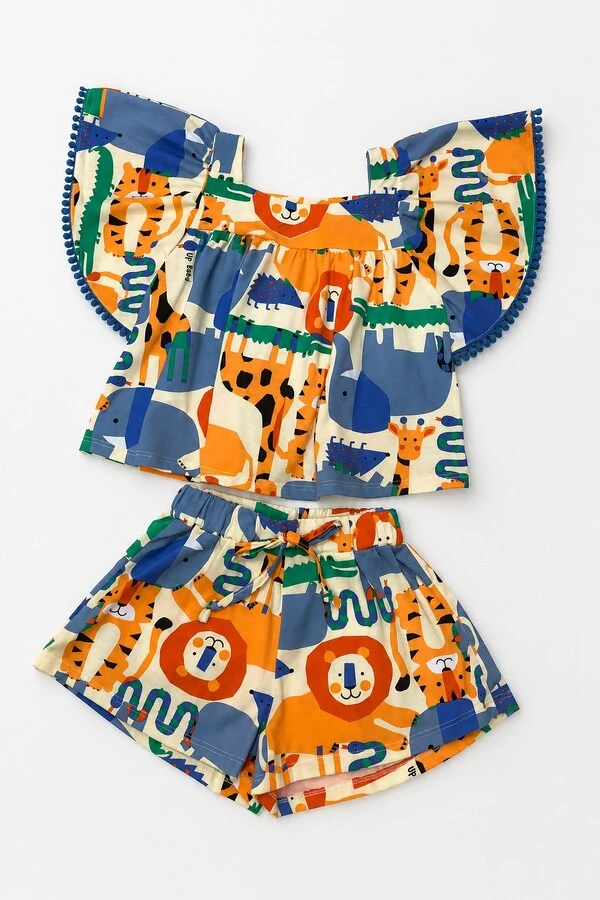 Conjunto blusa e short