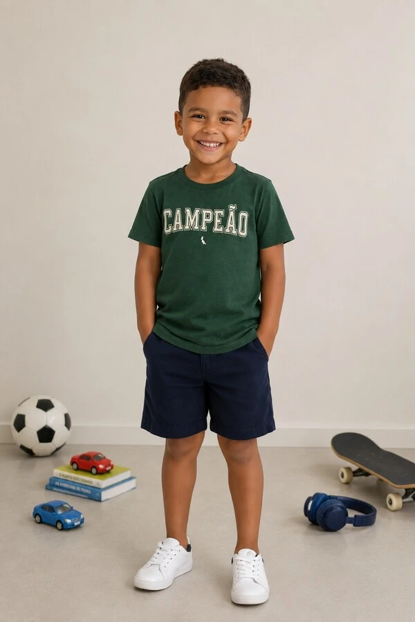 Camiseta Reserva Mini Campeão