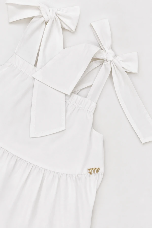 Vestido bordado tropical