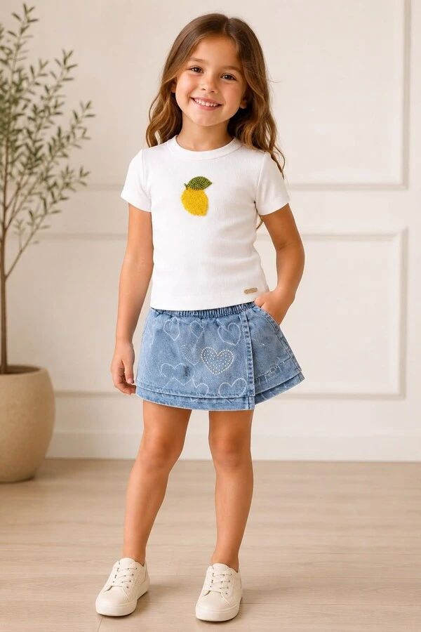 Blusa com pedrarias