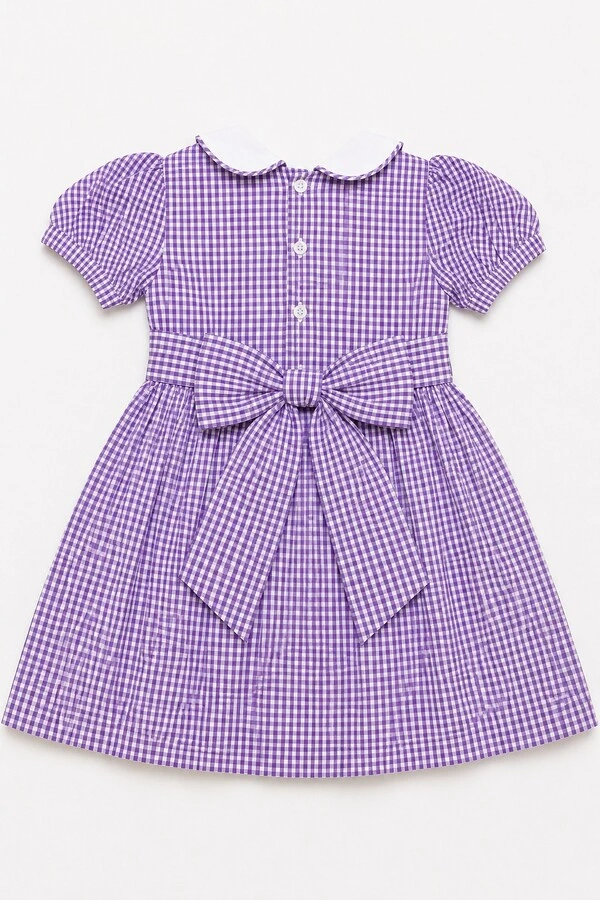 Vestido Xadrez Lilás — Col & Lorê