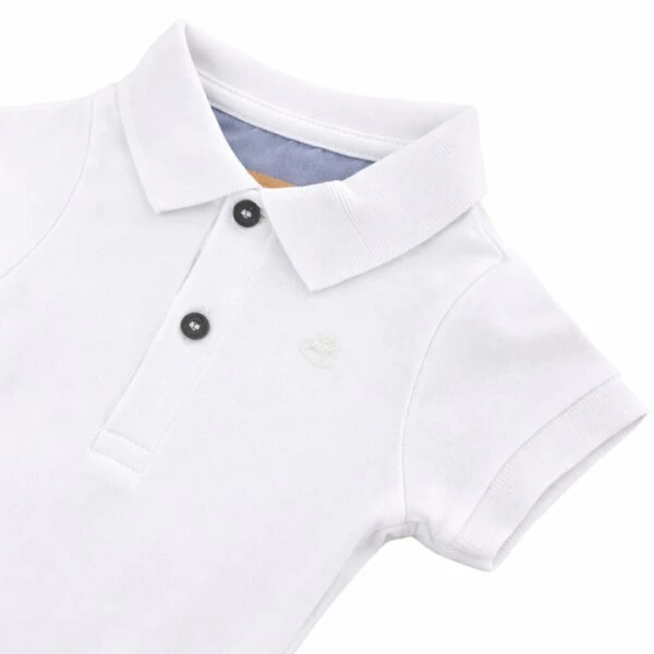 Body Polo Branco Bebê