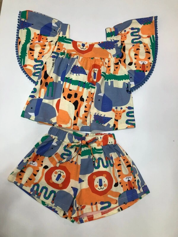 Conjunto blusa e short