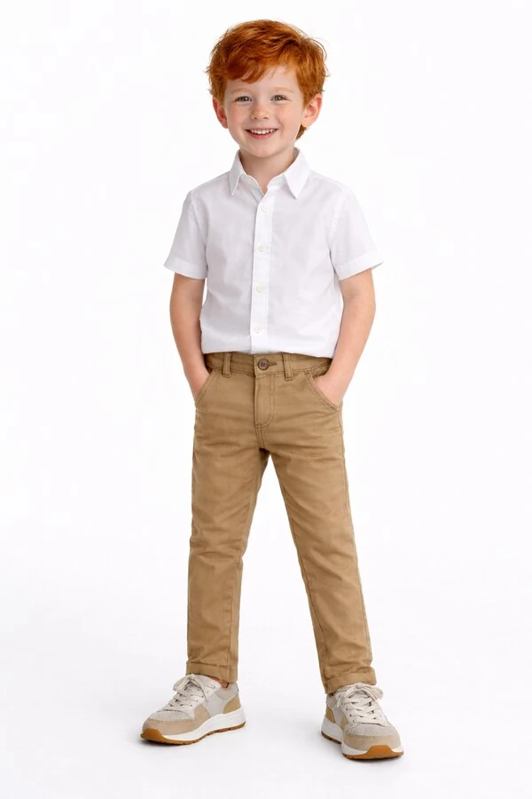 Calça em Sarja Social