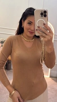 Blusa Tricot Piettra Losangos Com Detalhes De Nervuras