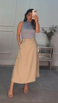 Blusa Regata Lastex Pry Gola Alta