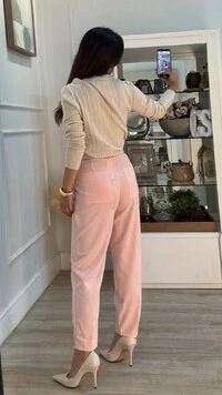 Blusa Tricot Gola Careca Paloma Trançados Pela Peça