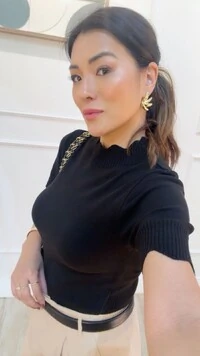 Brinco Médio Quatro Gomos Lisos