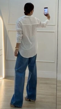 Camisa Texturizada Patricia Com Entremeios