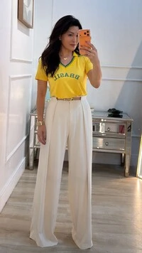 Camisa Polo Brasil Marta Mangas Curtas