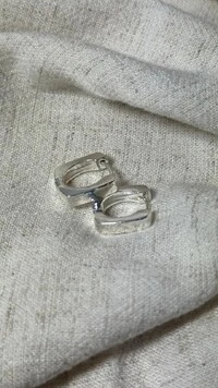 Brinco Argola Quadrada Grande