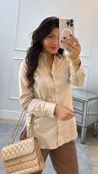 Camisa Punhos Largos Monica Barrado Posterior Maior