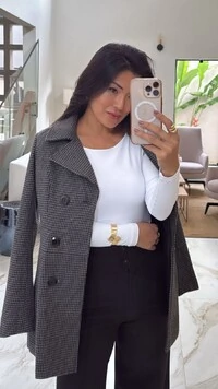 Blusa Básica Suplex Talita Decote Canoa
