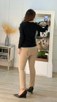 Blusa Tricot Halley Frontal Com Trançado Duplo E Zigue Zague