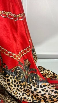 Lenço Acetinado Estampado