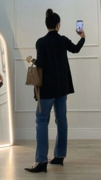 Cardigan Tricot Melina Detalhe Canelado E Bolsos Quadrados