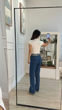 Blusa Tricot Com Entremeios Gola Alta Sandy Punhos E Barrado Ondulados