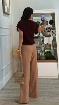 Blusa Ampla Tricot Julie Gola Canoa