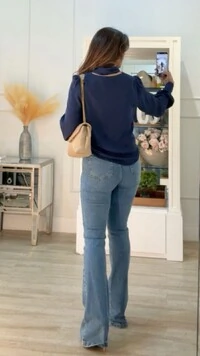 Camisa Crepe Vanessa Gola Transpassada