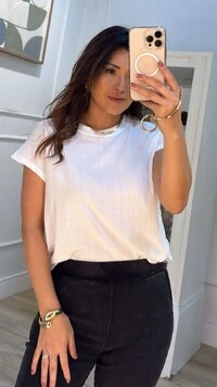 Blusa Ampla Karine Laterais Com Drapeado