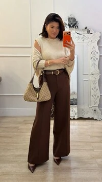 Blusa Regata Tricot Natasha Gola Careca
