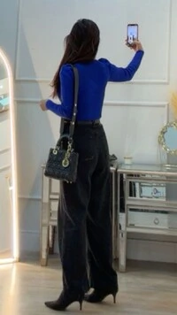 Blusa Tricot Canelado Gola Alta Brenda Mangas Princesa