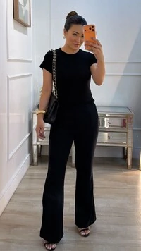 Blusa Básica Gisele Gola Careca