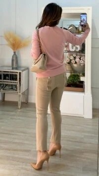 Blusa Tricot Halley Frontal Com Trançado Duplo E Zigue Zague