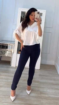 Blusa Morcego Viscose Fabiola Detalhe De Renda